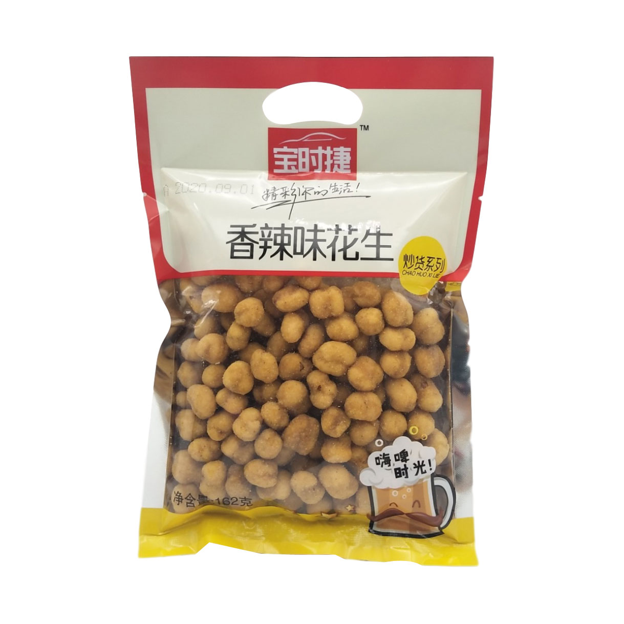 162g香辣味花(huā)生